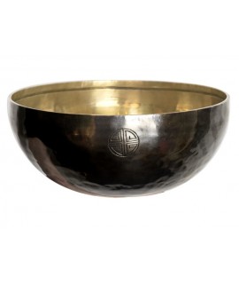 14CM 尼泊爾手工 烏金雙色 滿月頌缽 頌缽 Singing Bowl 14CM 尼泊爾手工 烏金雙色 滿月頌缽 頌缽 Singing Bowl